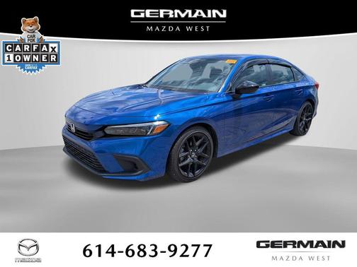 Dark Blue 2023 Honda Civic Sport