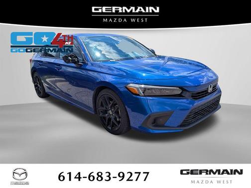 Dark Blue 2023 Honda Civic Sport