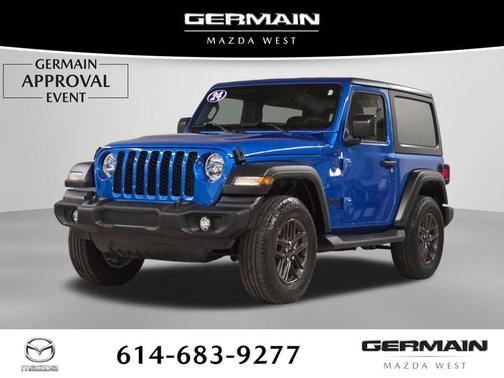 Hydro Blue Pearlcoat 2024 Jeep Wrangler Sport S