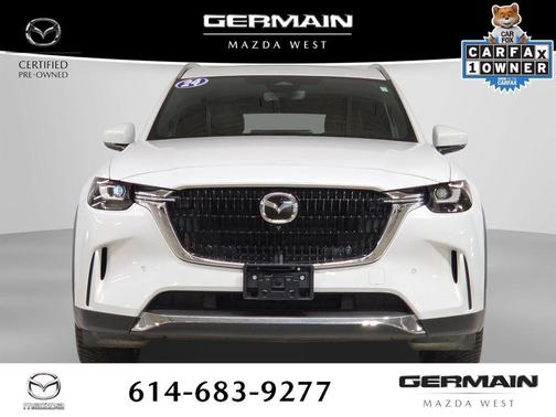 Rhodium White Premium 2024 Mazda CX-90 PHEV Premium Plus
