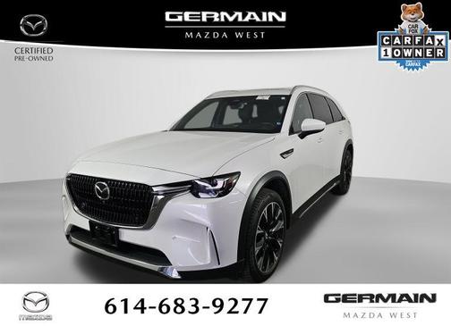 Rhodium White Premium 2024 Mazda CX-90 PHEV Premium Plus