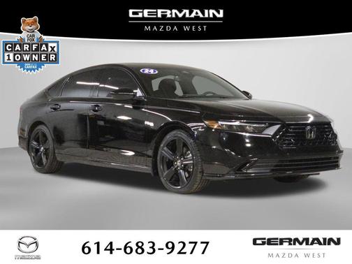Crystal Black Pearl 2024 Honda Accord Hybrid Sport-L