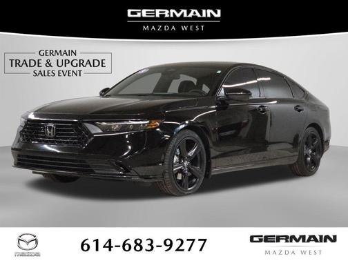 Crystal Black Pearl 2024 Honda Accord Hybrid Sport-L