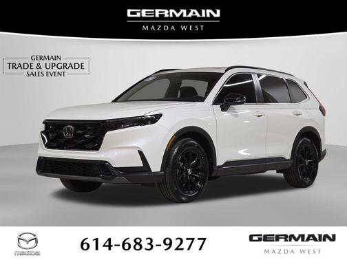 Platinum White Pearl 2023 Honda CR-V Hybrid Sport AWD