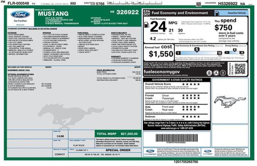 2017 Ford Mustang EcoBoost