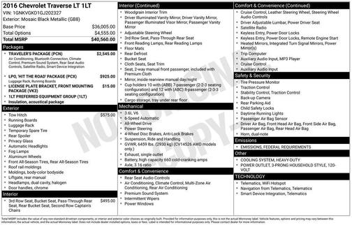 2016 Chevrolet Traverse 1LT