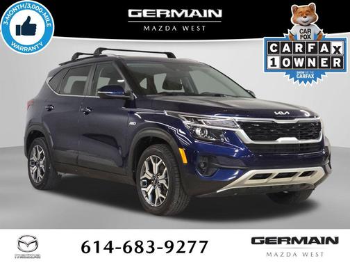 Dark Ocean Blue 2022 Kia Seltos EX