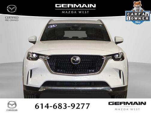 Rhodium White Premium 2024 Mazda CX-90 PHEV Premium Plus