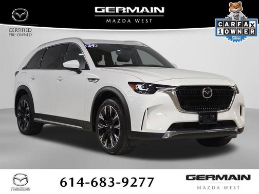 Rhodium White Premium 2024 Mazda CX-90 PHEV Premium Plus
