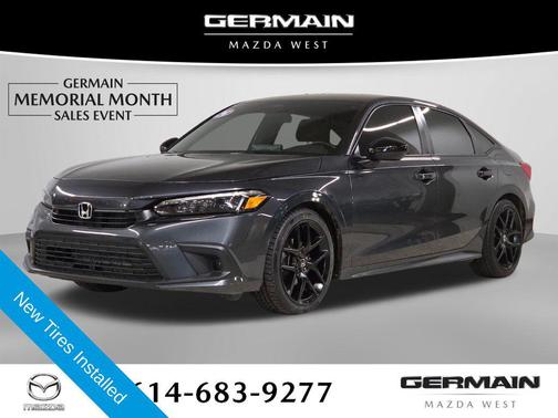 Crystal Black Pearl 2024 Honda Civic Sport