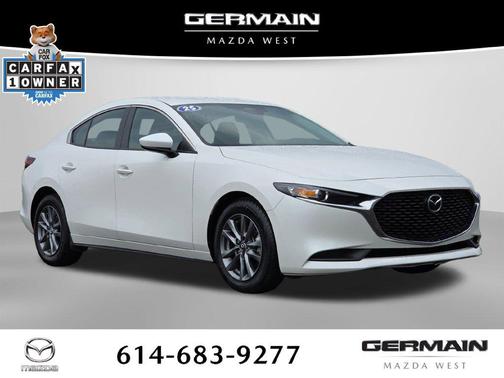 Snowflake White Pearl Mica 2025 Mazda Mazda3 FWD