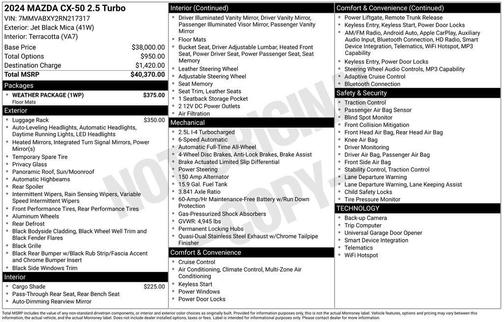 2024 Mazda CX-50 2.5 Turbo