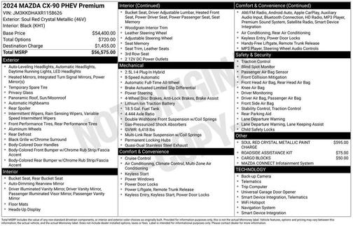 2024 Mazda CX-90 PHEV Premium