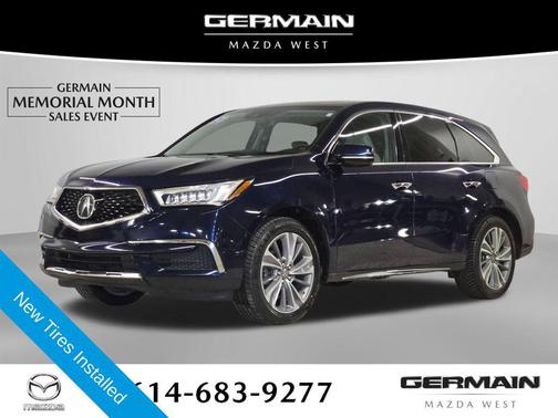 Fathom Blue Pearl 2017 Acura MDX 3.5L w/Technology Package