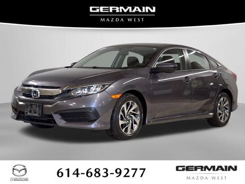 Modern Steel Metallic 2018 Honda Civic EX