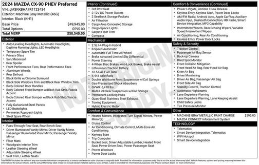 2024 Mazda CX-90 PHEV Preferred