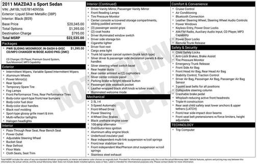 2011 Mazda Mazda3 s Sport
