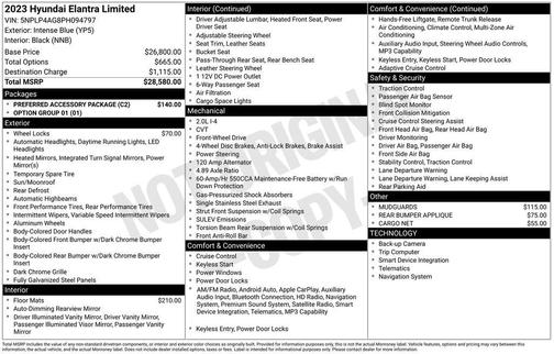 2023 Hyundai ELANTRA Limited