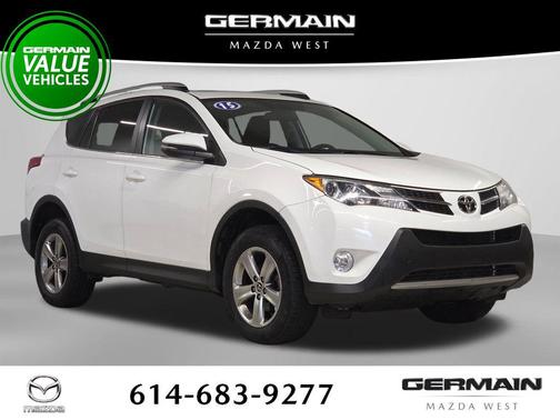 Super White 2015 Toyota RAV4 XLE