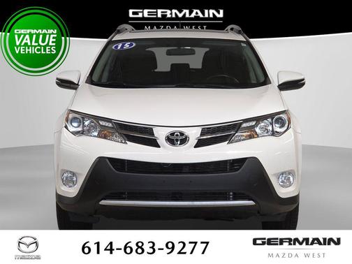 Super White 2015 Toyota RAV4 XLE
