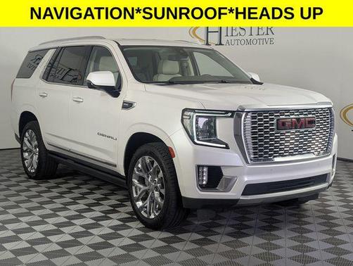White Frost Tri-Coat 2022 GMC Yukon Denali