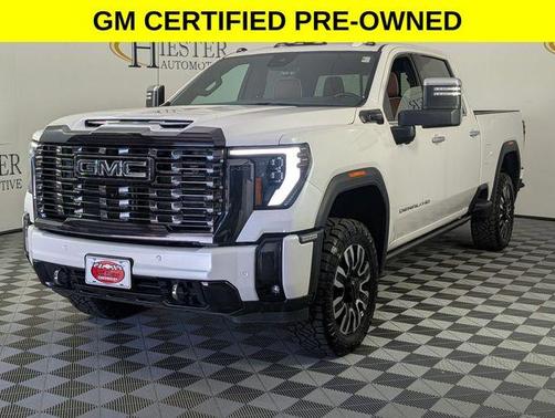 White Frost Tri-Coat 2024 GMC Sierra 2500 Denali Ultimate