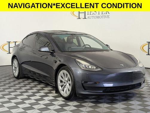 Midnight Silver Metallic 2021 Tesla Model 3 Long Range