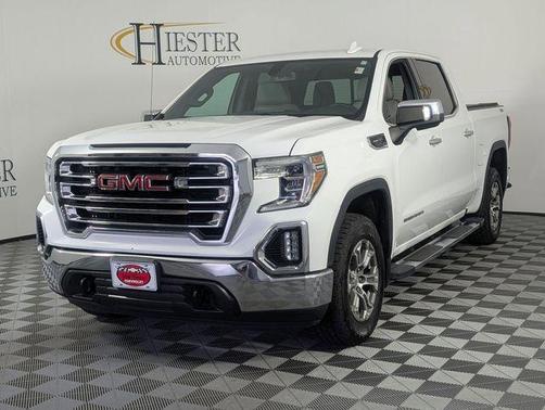 Summit White 2019 GMC Sierra 1500 SLT