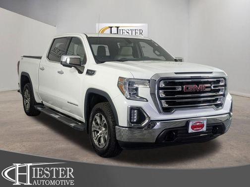 Summit White 2019 GMC Sierra 1500 SLT