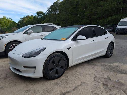 Pearl White Multi 2021 Tesla Model 3 Standard Range Plus