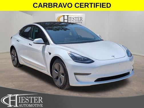 Pearl White Multi 2021 Tesla Model 3 Standard Range Plus
