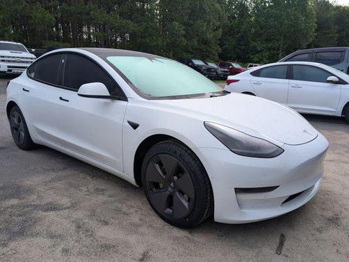Pearl White Multi 2021 Tesla Model 3 Standard Range Plus