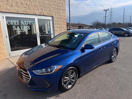 Blue 2018 Hyundai ELANTRA SEL Sedan