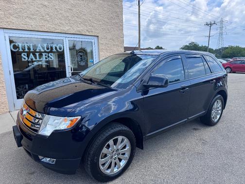 Blue 2010 Ford Edge SEL