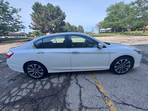 White 2015 Honda Accord Sport