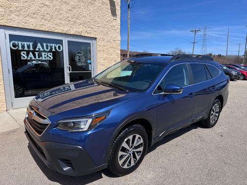 Blue 2021 Subaru Outback Premium