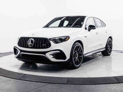 Polar White 2025 Mercedes-Benz AMG GLC 63 S E Performance 4MATIC Coupe