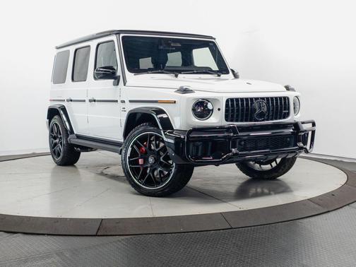 Moonlight White Metallic 2025 Mercedes-Benz AMG G 63 G 63 AMG