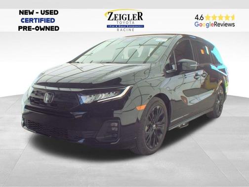 Crystal Black Pearl 2025 Honda Odyssey Sport-L