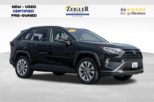 Midnight Black Metallic 2021 Toyota RAV4 XLE Premium