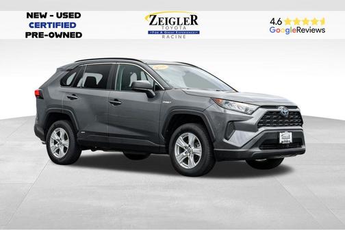 Magnetic Gray Metallic 2021 Toyota RAV4 Hybrid LE
