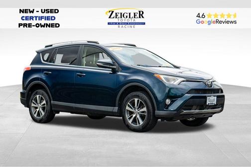 Galactic Aqua Mica 2017 Toyota RAV4 XLE