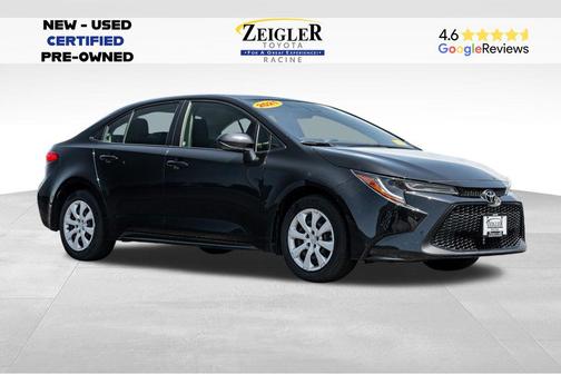 Black Sand Pearl 2021 Toyota Corolla LE