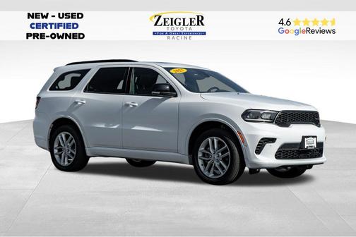 White Knuckle Clearcoat 2025 Dodge Durango GT Plus