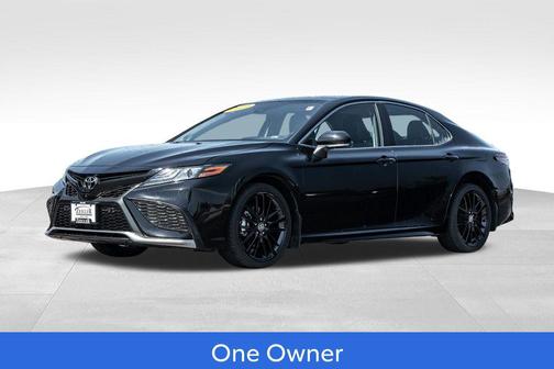 Midnight Black Metallic 2023 Toyota Camry XSE