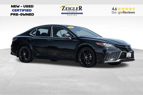 Midnight Black Metallic 2023 Toyota Camry XSE