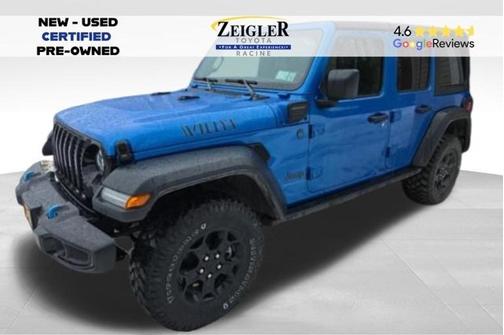 Hydro Blue Pearlcoat 2023 Jeep Wrangler 4xe Base