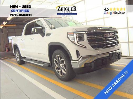 Summit White 2023 GMC Sierra 1500 SLT