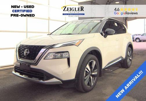 Pearl White Tricoat 2023 Nissan Rogue Platinum
