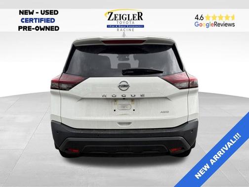 Glacier White 2021 Nissan Rogue S